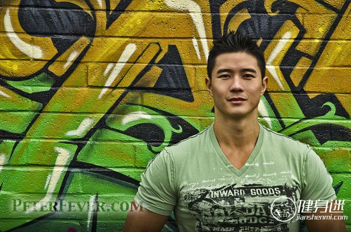 美籍亚裔健身教练 GV男性PeterLe肌肉性感大片 肌肉男模 东方帅哥 写真 健身迷网