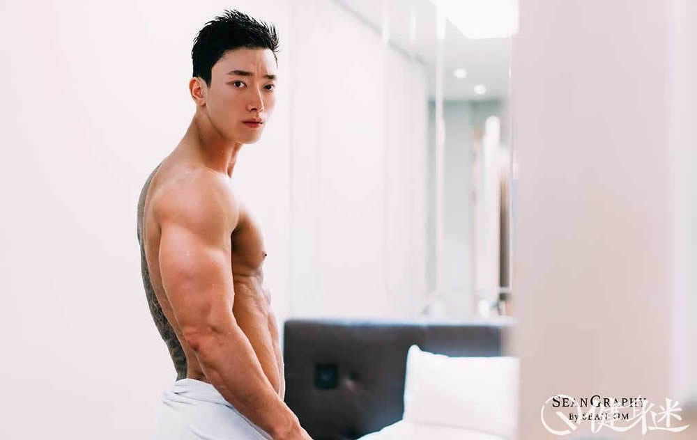 韩国肌肉男模写真seangraphybyseankim