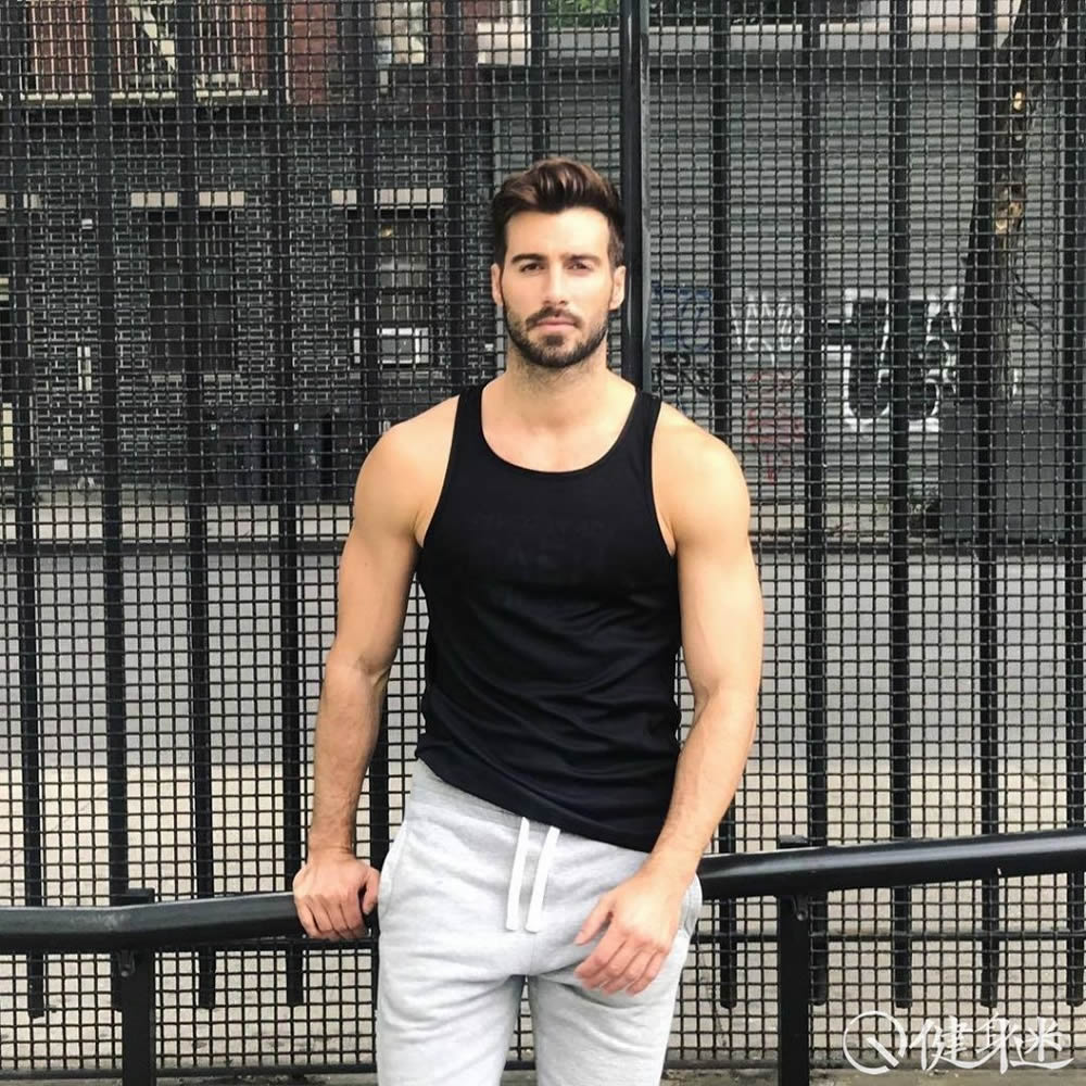 美国肌肉男模justin clynes 美国 健身迷网